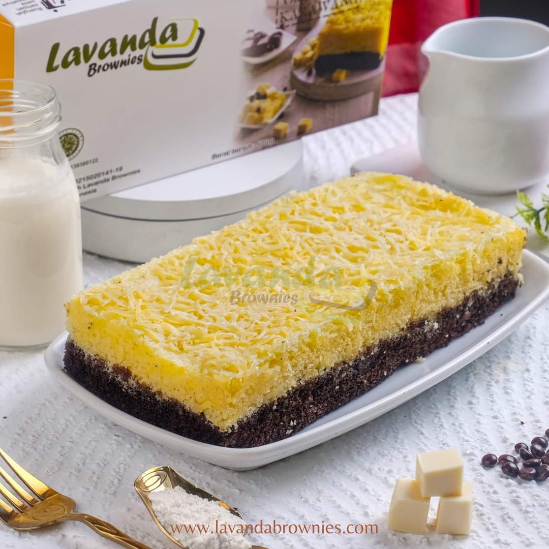 Brownies cokelat-keju
