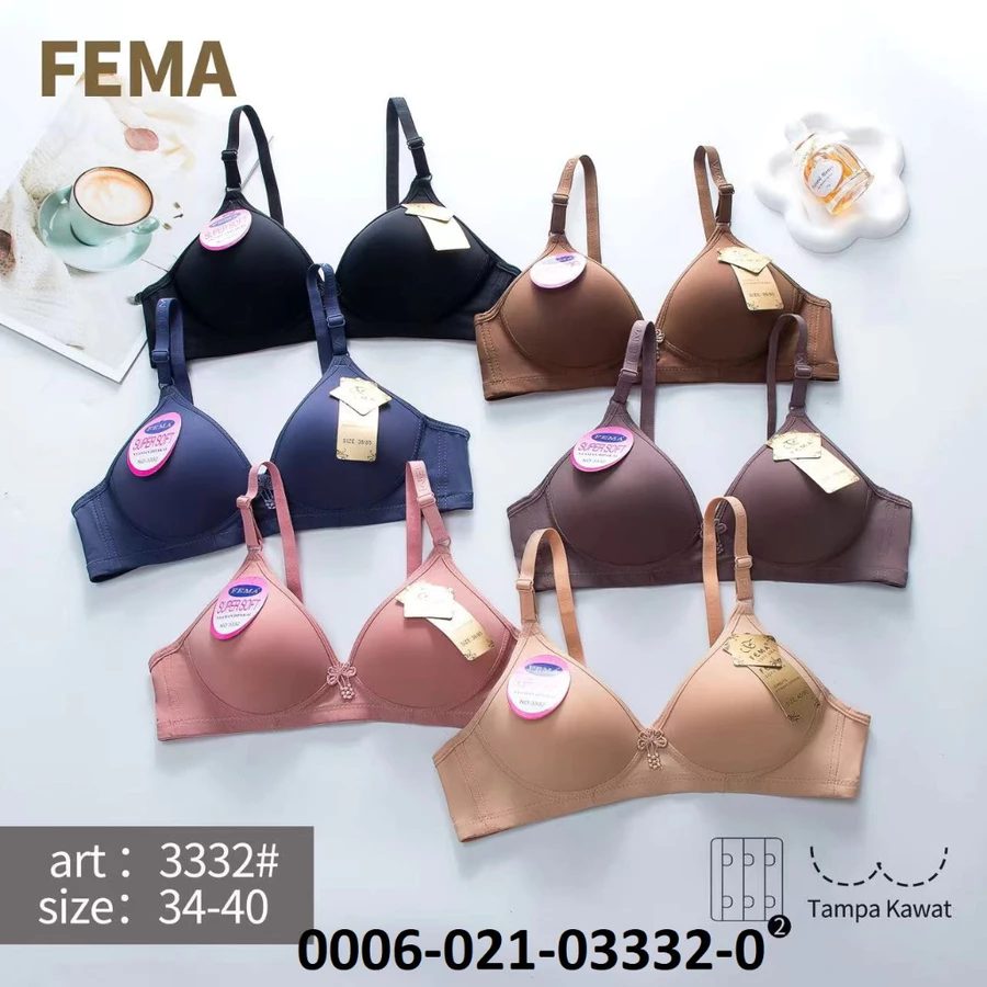 Bra Fema tanpa kawat Cup A kecil